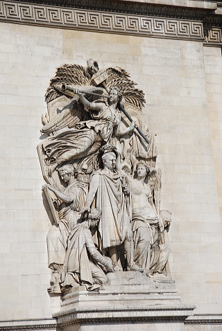 パリ 凱旋門の彫刻 コルトー作