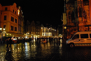 プラハ・夜の旧市街広場