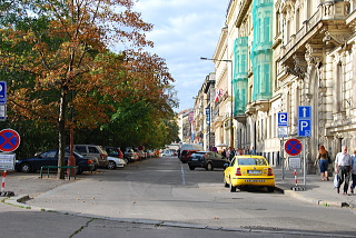 プラハ・紅葉が始まった街並み