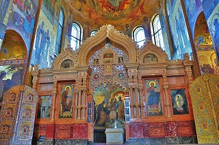 サンクトペテルブルグ 血の上の教会 内部