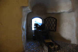ホーエンザルツブルグ城・内部にある大砲